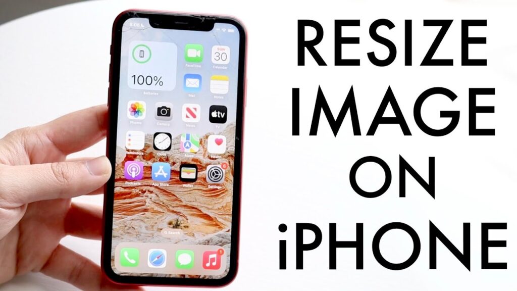 How to Resize an Image on Iphone